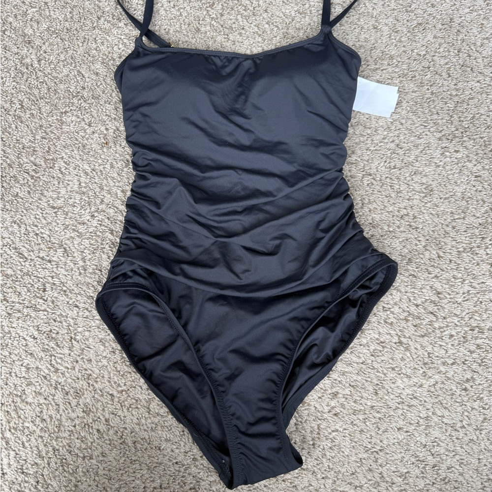 La Blanca Black One-Piece Swimsuit